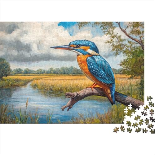 Eisvogel Puzzles 1000 Teile Schwer Puzzle Spielzeug Pädagogisches Spiel Impossible Herausforderung Spielzeug Für Erwachsene Kinder 1000pcs (75x50cm) von JiaTexJourney