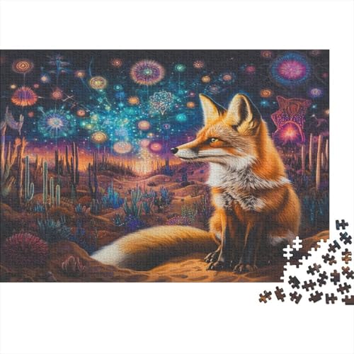 Fuchs Puzzle 1000 Teile Schwer Puzzle Spielzeug Lernspiel Impossible Herausforderung Spielzeug Für Erwachsene Und Kinder Ab 12 Jahren 1000pcs (75x50cm) von JiaTexJourney