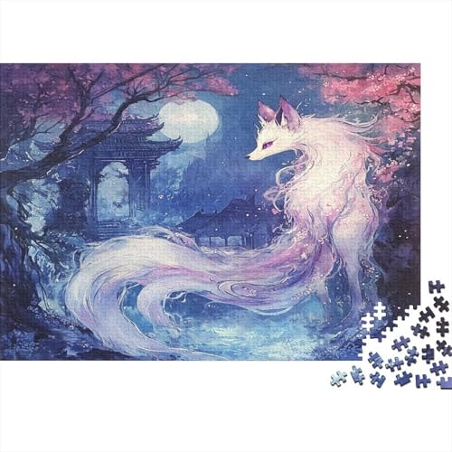 Fuchs Puzzle 1000-teilige Schwer Puzzle Spielzeug Lernspiel Impossible Herausforderung Spielzeug Für Erwachsene Und Kinder Ab 12 Jahren 1000pcs (75x50cm) von JiaTexJourney