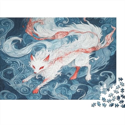 Fuchs Puzzles 1000 Teile Schwer Puzzle Spielzeug Pädagogisches Spiel Impossible Herausforderungsspielzeug Für Erwachsene Und Kinder Ab 14 Jahren 1000pcs (75x50cm) von JiaTexJourney