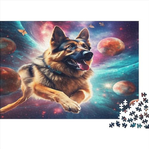 Hund Puzzle 1000 Teile Schwer Puzzle Spielzeug Lernspiel Impossible Herausforderungsspielzeug Für Erwachsene Und Kinder Ab 12 Jahren 1000pcs (75x50cm) von JiaTexJourney