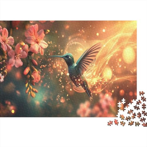 Kolibri Puzzles 1000 Teile Schwer Puzzle Spielzeug Lernspiel Impossible Herausforderungsspielzeug Für Erwachsene Und Kinder Ab 12 Jahren 1000pcs (75x50cm) von JiaTexJourney