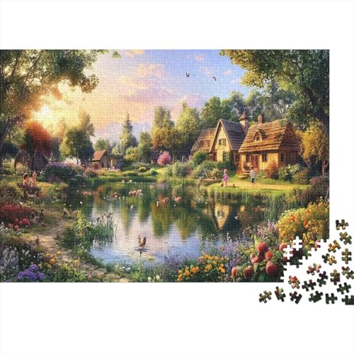 Landschaft Puzzles 1000 Teile Schwer Puzzle Spielzeug Lernspiel Impossible Herausforderung Spielzeug Für Erwachsene Und Kinder in Bewährter 1000pcs (75x50cm) von JiaTexJourney