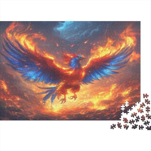 Phönix Puzzles 1000 Teile Schwer Puzzle Spielzeug Lernspiel Impossible Herausforderungsspielzeug Für Erwachsene Und Kinder Ab 12 Jahren 1000pcs (75x50cm) von JiaTexJourney