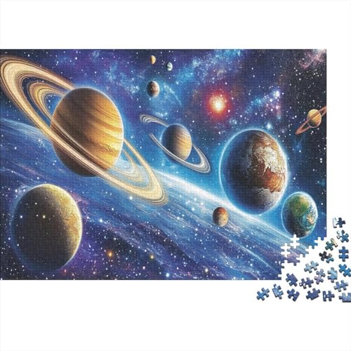 Planet Puzzle 1000 Teile Schwer Puzzle Spielzeug Lernspiel Impossible Herausforderungsspielzeug Für Erwachsene Und Kinder in Bewährter 1000pcs (75x50cm) von JiaTexJourney