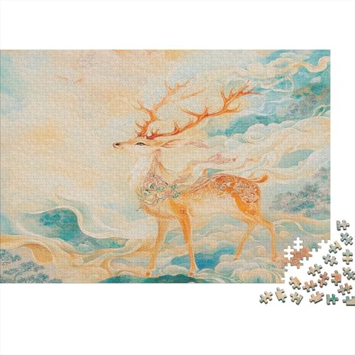 Rehgott Puzzle 1000-teilige Schwer Puzzle Spielzeug Lernspiel Impossible Herausforderung Spielzeug Für Erwachsene Kinder 1000pcs (75x50cm) von JiaTexJourney