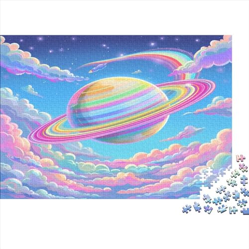 Schöner Planet Puzzles 1000 Teile Schwer Puzzle Spielzeug Pädagogisches Spiel Impossible Herausforderungsspielzeug Für Erwachsene Kinder 1000pcs (75x50cm) von JiaTexJourney