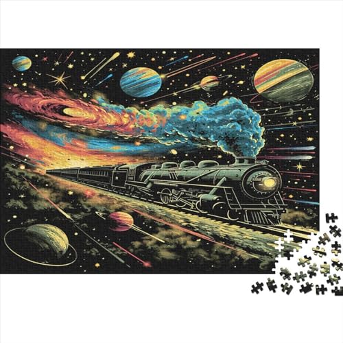 Traumzug Puzzles 1000 Teile Schwer Puzzle Spielzeug Lernspiel Impossible Herausforderung Spielzeug Für Erwachsene Und Kinder Ab 12 Jahren 1000pcs (75x50cm) von JiaTexJourney