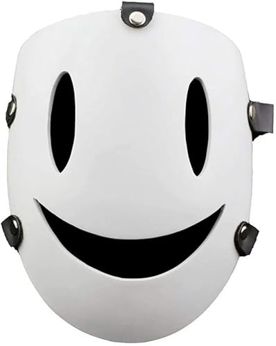 JiaWell Cosplay Maske Anime Scharfschütze Weiß Lächeln Maske,Cosplay Kostüm Harz Integral Helm Horror Kopfbedeckung, Halloween Cosplay Charakter Party Kostüm Requisiten JiaWell Cosplay Maske Anime Scharfschütze Weiß Lächeln Maske,Cosplay Kostüm Harz Integral Helm Horror Kopfbedeckung, Halloween Cosplay Charakter Party Kostüm Requisiten von JiaWell