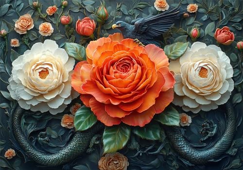 Puzzle 100 Teile Blume Puzzle ab 2 3 4 5 6 Jahre Kinder DIY Klassische Jigsaw Erwachsene Vogel Geschicklichkeitsspiel für Die Ganze Familie, Wooden Lernspiel kinderPuzzle, Wohnkultur Geschenke U-438 Puzzle 100 Teile Blume Puzzle ab 2 3 4 5 6 Jahre Kinder DIY Klassische Jigsaw Erwachsene Vogel Geschicklichkeitsspiel für Die Ganze Familie, Wooden Lernspiel kinderPuzzle, Wohnkultur Geschenke U-438 von Jiacgrtef