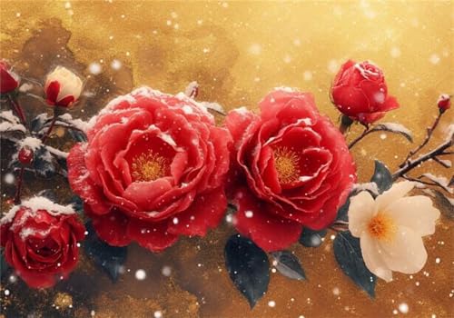 Puzzle 100 Teile Blume Puzzle ab 2 3 4 5 6 Jahre Kinder Klassische Jigsaw Erwachsene Pfingstrose Geschicklichkeitsspiel für Die Ganze Familie, Quality Wooden Lernspiel kinderPuzzle, Wohnkultur U-12 von Jiacgrtef