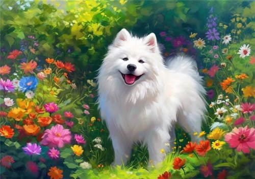 Puzzle 100 Teile Hund Puzzle ab 2 3 4 5 6 Jahre Kinder DIY Klassische Jigsaw Erwachsene Tier Geschicklichkeitsspiel für Die Ganze Familie, Wooden Lernspiel kinderPuzzle, Wohnkultur Geschenke U-27 von Jiacgrtef