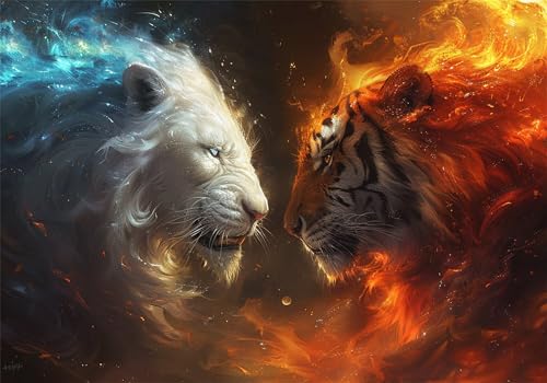 Puzzle 100 Teile Löwe Puzzle ab 2 3 4 5 6 Jahre Kinder DIY Klassische Jigsaw Erwachsene Tiger Geschicklichkeitsspiel für Die Ganze Familie, Wooden Lernspiel kinderPuzzle, Wohnkultur Geschenke U-631 Puzzle 100 Teile Löwe Puzzle ab 2 3 4 5 6 Jahre Kinder DIY Klassische Jigsaw Erwachsene Tiger Geschicklichkeitsspiel für Die Ganze Familie, Wooden Lernspiel kinderPuzzle, Wohnkultur Geschenke U-631 von Jiacgrtef