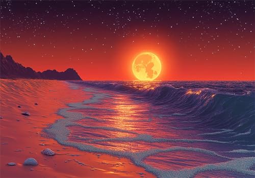 Puzzle 100 Teile Mond Puzzle ab 2 3 4 5 6 Jahre Kinder DIY Klassische Jigsaw Erwachsene Strand Geschicklichkeitsspiel für Die Ganze Familie, Wooden Lernspiel kinderPuzzle, Wohnkultur Geschenke U-795 Puzzle 100 Teile Mond Puzzle ab 2 3 4 5 6 Jahre Kinder DIY Klassische Jigsaw Erwachsene Strand Geschicklichkeitsspiel für Die Ganze Familie, Wooden Lernspiel kinderPuzzle, Wohnkultur Geschenke U-795 von Jiacgrtef