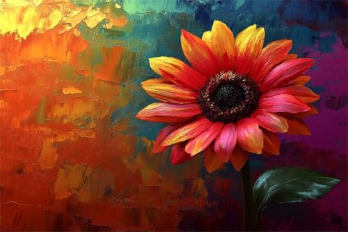 Puzzle 1000 Teile Blume Puzzle Sonnenblume Holzpuzzle Erwachsene Klassische Jigsaw Erwachsene, Challenging Game Wooden Jigsaw Bastelset ab 14 Jahre für Jungen Mädchen für Wohnkultur Geschenke F-2 von Jiacgrtef