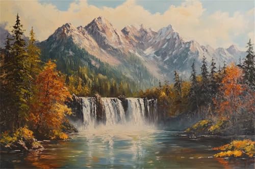 Puzzle 1000 Teile Landschaft Puzzle Baum Holzpuzzle Erwachsene Klassische Jigsaw Erwachsene, Challenging Game Wooden Jigsaw Bastelset ab 14 Jahre für Jungen Mädchen für Wohnkultur Geschenke Y-5 von Jiacgrtef
