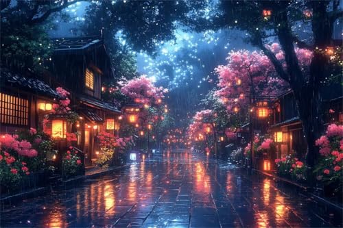 Puzzle 1000 Teile Landschaft Puzzle Japan Holzpuzzle Erwachsene Klassische Jigsaw Erwachsene, Challenging Game Wooden Jigsaw Bastelset ab 14 Jahre für Jungen Mädchen für Wohnkultur Geschenke S-0 von Jiacgrtef