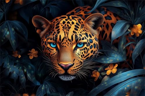 Puzzle 1000 Teile Leopard Puzzle Blume Klassische Jigsaw Erwachsene Anspruchsvoll, Holzpuzzle Erwachsene, Groß Impossible Jigsaw Bastelset ab 14 Jahre für Jungen Mädchen für Wohnkultur Geschenke A-5 Puzzle 1000 Teile Leopard Puzzle Blume Klassische Jigsaw Erwachsene Anspruchsvoll, Holzpuzzle Erwachsene, Groß Impossible Jigsaw Bastelset ab 14 Jahre für Jungen Mädchen für Wohnkultur Geschenke A-5 von Jiacgrtef