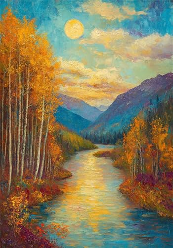 Puzzle 150 Teile Baum Puzzle ab 2 3 4 5 6 Jahre Kinder Jigsaw Erwachsene Landschaft Geschicklichkeitsspiel für Die Ganze Familie, Quality Wooden kinderPuzzle, Wohnkultur Geschenke für Frauen U-1118 von Jiacgrtef