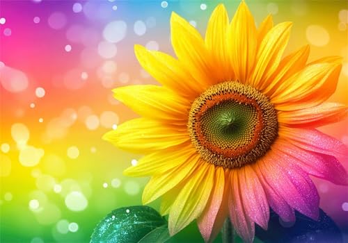 Puzzle 150 Teile Blume Puzzle ab 2 3 4 5 6 Jahre Kinder DIY Klassische Jigsaw Erwachsene Sonnenblume Geschicklichkeitsspiel für Die Ganze Familie, Wooden Lernspiel kinderPuzzle, Wohnkultur U-823 von Jiacgrtef