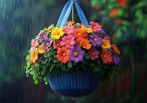Puzzle 150 Teile Blume Puzzle ab 2 3 4 5 6 Jahre Kinder Klassische Jigsaw Erwachsene Blumenkorb Geschicklichkeitsspiel für Die Ganze Familie, Quality Wooden Lernspiel kinderPuzzle, Wohnkultur U-733 von Jiacgrtef