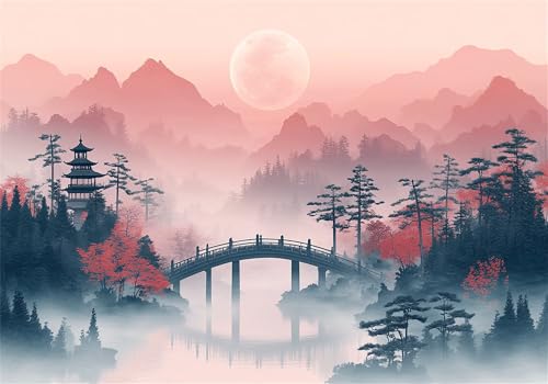 Puzzle 150 Teile Japan Puzzle ab 2 3 4 5 6 Jahre Kinder Klassische Jigsaw Erwachsene Landschaft Geschicklichkeitsspiel für Die Ganze Familie, Quality Wooden Lernspiel kinderPuzzle, Wohnkultur U-842 von Jiacgrtef
