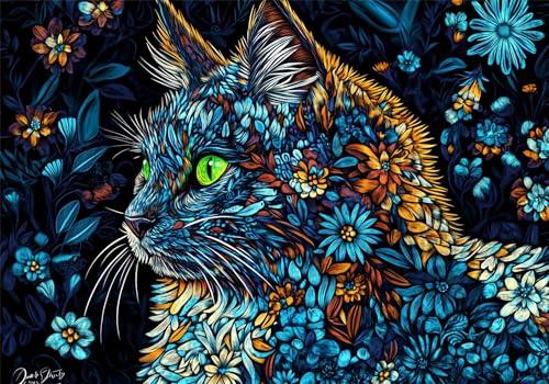 Puzzle 150 Teile Katze Puzzle ab 2 3 4 5 6 Jahre Kinder DIY Klassische Jigsaw Erwachsene Tier Geschicklichkeitsspiel für Die Ganze Familie, Wooden Lernspiel kinderPuzzle, Wohnkultur Geschenke U-265 Puzzle 150 Teile Katze Puzzle ab 2 3 4 5 6 Jahre Kinder DIY Klassische Jigsaw Erwachsene Tier Geschicklichkeitsspiel für Die Ganze Familie, Wooden Lernspiel kinderPuzzle, Wohnkultur Geschenke U-265 von Jiacgrtef