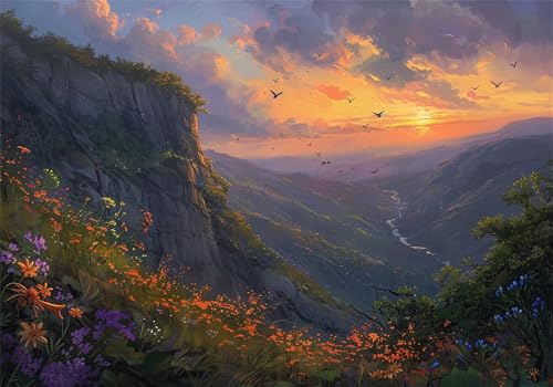 Puzzle 150 Teile Landschaft Puzzle ab 2 3 4 5 6 Jahre Kinder Klassische Jigsaw Erwachsene Blume Geschicklichkeitsspiel für Die Ganze Familie, Quality Wooden Lernspiel kinderPuzzle, Wohnkultur U-678 Puzzle 150 Teile Landschaft Puzzle ab 2 3 4 5 6 Jahre Kinder Klassische Jigsaw Erwachsene Blume Geschicklichkeitsspiel für Die Ganze Familie, Quality Wooden Lernspiel kinderPuzzle, Wohnkultur U-678 von Jiacgrtef