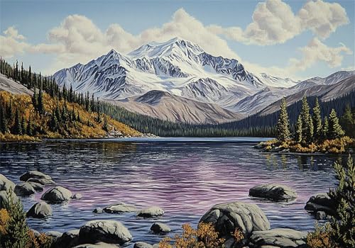 Puzzle 150 Teile Landschaft Puzzle ab 2 3 4 5 6 Jahre Kinder Klassische Jigsaw Erwachsene Natur Geschicklichkeitsspiel für Die Ganze Familie, Quality Wooden Lernspiel kinderPuzzle, Wohnkultur U-157 von Jiacgrtef