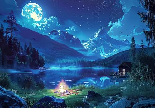 Puzzle 150 Teile Landschaft Puzzle ab 2 3 4 5 6 Jahre Kinder Klassische Jigsaw Erwachsene Natur Geschicklichkeitsspiel für Die Ganze Familie, Quality Wooden Lernspiel kinderPuzzle, Wohnkultur U-520 Puzzle 150 Teile Landschaft Puzzle ab 2 3 4 5 6 Jahre Kinder Klassische Jigsaw Erwachsene Natur Geschicklichkeitsspiel für Die Ganze Familie, Quality Wooden Lernspiel kinderPuzzle, Wohnkultur U-520 von Jiacgrtef