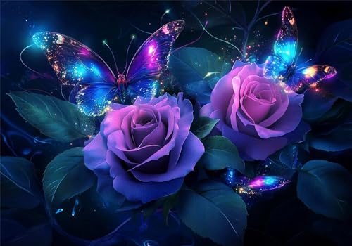Puzzle 150 Teile Rose Puzzle ab 2 3 4 5 6 Jahre Kinder DIY Klassische Jigsaw Erwachsene Blume Geschicklichkeitsspiel für Die Ganze Familie, Wooden Lernspiel kinderPuzzle, Wohnkultur Geschenke U-744 von Jiacgrtef