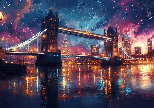 Puzzle 150 Teile Stadt Puzzle ab 2 3 4 5 6 Jahre Kinder DIY Klassische Jigsaw Erwachsene Brücke Geschicklichkeitsspiel für Die Ganze Familie, Quality Wooden Lernspiel kinderPuzzle, Wohnkultur U-530 Puzzle 150 Teile Stadt Puzzle ab 2 3 4 5 6 Jahre Kinder DIY Klassische Jigsaw Erwachsene Brücke Geschicklichkeitsspiel für Die Ganze Familie, Quality Wooden Lernspiel kinderPuzzle, Wohnkultur U-530 von Jiacgrtef