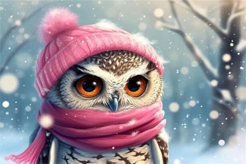 Puzzle 1500 Teile Eule Puzzle Winter Klassische Jigsaw Erwachsene Anspruchsvoll, Holzpuzzle Erwachsene, Groß Impossible Jigsaw Bastelset ab 14 Jahre für Jungen Mädchen für Wohnkultur Geschenke S-9 von Jiacgrtef