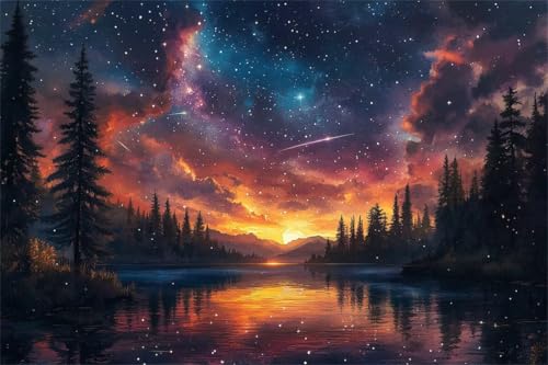 Puzzle 1500 Teile Landschaft Puzzle Baum Holzpuzzle Erwachsene Klassische Jigsaw Erwachsene, Challenging Game Wooden Jigsaw Bastelset ab 14 Jahre für Jungen Mädchen für Wohnkultur Geschenke K-3 von Jiacgrtef