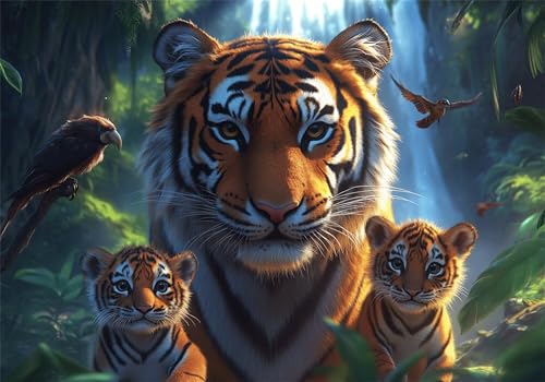 Puzzle 1500 Teile Vogel Puzzle Niedlich Klassische Jigsaw Erwachsene Anspruchsvoll, Holzpuzzle Erwachsene Groß Impossible Jigsaw Bastelset ab 14 Jahre für Jungen Mädchen für Wohnkultur U-483 von Jiacgrtef