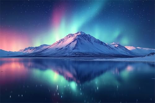 Puzzle 2000 Teile Aurora Puzzle Berg Klassische Jigsaw Erwachsene Anspruchsvoll, Holzpuzzle Erwachsene, Groß Impossible Jigsaw Bastelset ab 14 Jahre für Jungen Mädchen für Wohnkultur Geschenke C-8 von Jiacgrtef