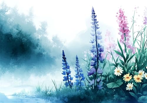 Puzzle 2000 Teile Blume Puzzle Landschaft Jigsaw Groß XXL 100x70cm DIY Impossible Erwachsene Anspruchsvoll Jigsaw Art, Klassische HolzPuzzle für Wand Zimmer Deko Wohnzimmer Geschenke für Frauen U-818 von Jiacgrtef