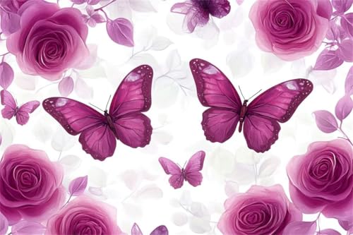 Puzzle 2000 Teile Blume Puzzle Schmetterling Holzpuzzle Erwachsene Klassische Jigsaw Erwachsene, DIY Groß Challenging Game Wooden Jigsaw Bastelset ab 14 Jahre für Jungen Wohnkultur Geschenke U-5 von Jiacgrtef