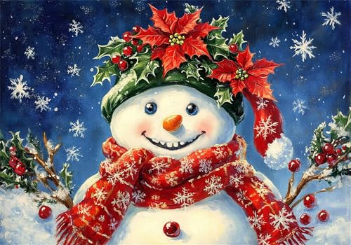 Puzzle 2000 Teile Festival Puzzle Schneemann Jigsaw Groß XXL 100x70cm DIY Impossible Erwachsene Anspruchsvoll Jigsaw, Klassische HolzPuzzle für Wand Zimmer Deko Wohnzimmer Geschenke für Frauen U-226 von Jiacgrtef