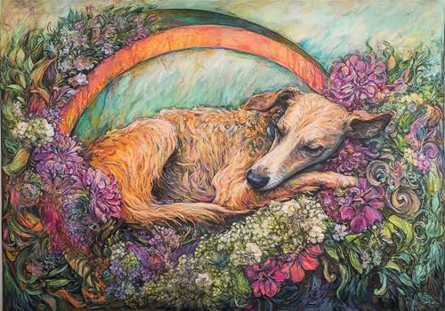 Puzzle 2000 Teile Hund Puzzle Retro Jigsaw Groß XXL 100x70cm DIY Impossible Erwachsene Anspruchsvoll Jigsaw Art, Quality Klassische HolzPuzzle für Wand Zimmer Deko Wohnzimmer Geschenke für frauen U-56 von Jiacgrtef