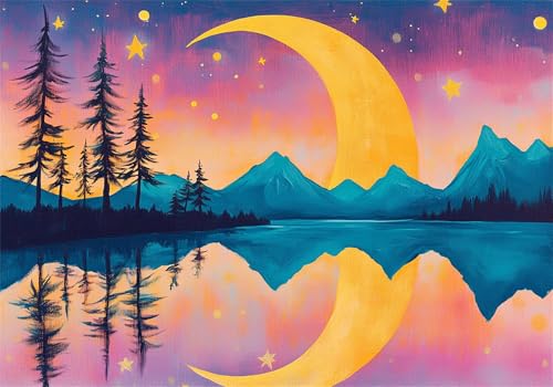 Puzzle 2000 Teile Karikatur Puzzle Landschaft Jigsaw Groß XXL 100x70cm DIY Impossible Erwachsene Anspruchsvoll Jigsaw Art, Quality Klassische HolzPuzzle für Wand Zimmer Deko Wohnzimmer Geschenke U-547 von Jiacgrtef