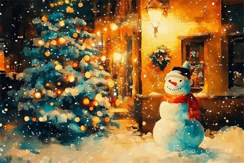 Puzzle 2000 Teile Weihnachtsbaum Puzzle Schneemann Holzpuzzle Erwachsene, Klassische Jigsaw Erwachsene, Challenging Game Wooden Jigsaw Bastelset ab 14 Jahre für Jungen Wohnkultur Geschenke P-5 von Jiacgrtef