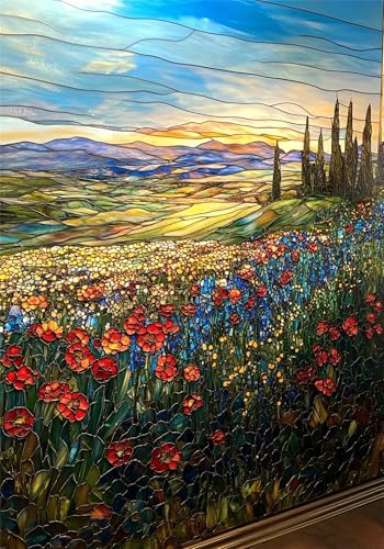 Puzzle 3000 Teile Blumenmeer Puzzle Erwachsene Landschaft Klassische HolzPuzzle Erwachsene, DIY Groß Challenging Game Wooden Jigsaw ab 14 Jahre für Jungen Mädchen, für Wohnkultur Geschenke U-943 von Jiacgrtef