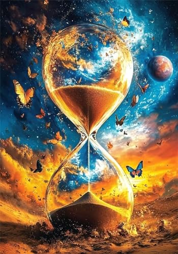 Puzzle 3000 Teile Sanduhr Puzzle Erwachsene Landschaft Klassische HolzPuzzle Erwachsene, Groß Challenging Game Wooden Jigsaw Bastelset ab 14 Jahre für Jungen Mädchen, für Wohnkultur Geschenke U-949 von Jiacgrtef