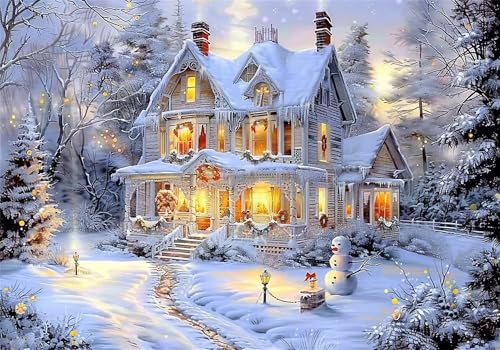 Puzzle 4000 Teile Festival Puzzle Winter Klassische Impossible Jigsaw, Anspruchsvoll HolzPuzzle Erwachsene, Puzzlespiele für Die Ganze Familie Jigsaw Für Erwachsene und Kinder Ab 14 Jahren U-167 von Jiacgrtef