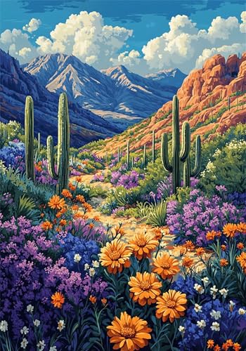 Puzzle 4000 Teile Landschaft Puzzle Blume Klassische Impossible Jigsaw Anspruchsvoll HolzPuzzle Erwachsene, Puzzlespiele für Die Ganze Familie Jigsaw Für Erwachsene und Kinder Ab 14 Jahren U-1071 von Jiacgrtef