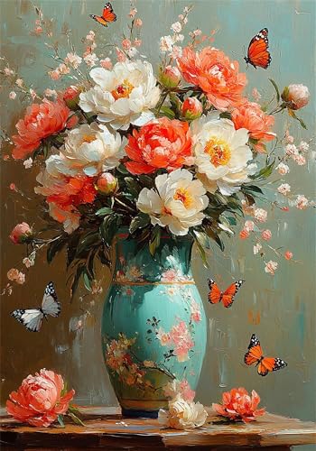 Puzzle 4000 Teile Schmetterling Puzzle Blume Klassische Impossible Jigsaw Anspruchsvoll HolzPuzzle Erwachsene, Puzzlespiele für Die Ganze Familie Jigsaw Für Erwachsene und Kinder Ab 14 Jahren U-1087 von Jiacgrtef