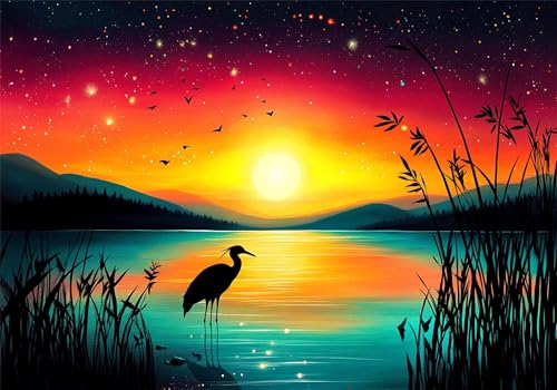 Puzzle 4000 Teile Vogel Puzzle Landschaft Klassische Impossible Jigsaw, Anspruchsvoll HolzPuzzle Erwachsene, Puzzlespiele für Die Ganze Familie Jigsaw Für Erwachsene und Kinder Ab 14 Jahren U-847 von Jiacgrtef