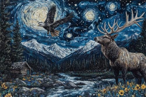Puzzle 500 Teile Adler Puzzle REH Holzpuzzle Erwachsene Klassische Jigsaw Erwachsene, DIY Groß Challenging Game Wooden Jigsaw Bastelset ab 14 Jahre für Jungen Mädchen für Wohnkultur Geschenke Q-5 Puzzle 500 Teile Adler Puzzle REH Holzpuzzle Erwachsene Klassische Jigsaw Erwachsene, DIY Groß Challenging Game Wooden Jigsaw Bastelset ab 14 Jahre für Jungen Mädchen für Wohnkultur Geschenke Q-5 von Jiacgrtef