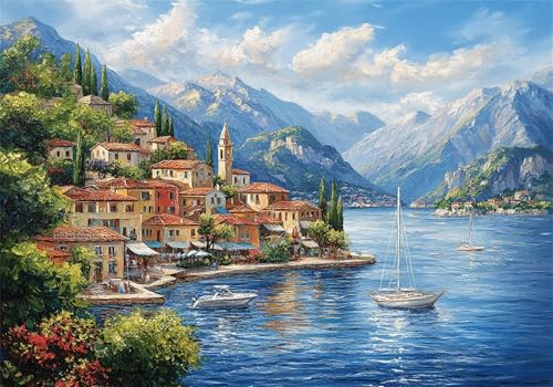 Puzzle Kabine Puzzle 500 Teile Strand Klassische Jigsaw Premium Holzpuzzle Erwachsene, Holz Lernspiel, Kreative Unterhaltung Spaß Jigsaw ab 2 3 4 5 6 Jahre Jungen, Ideal Als Wandbild Geschenk U-239 von Jiacgrtef